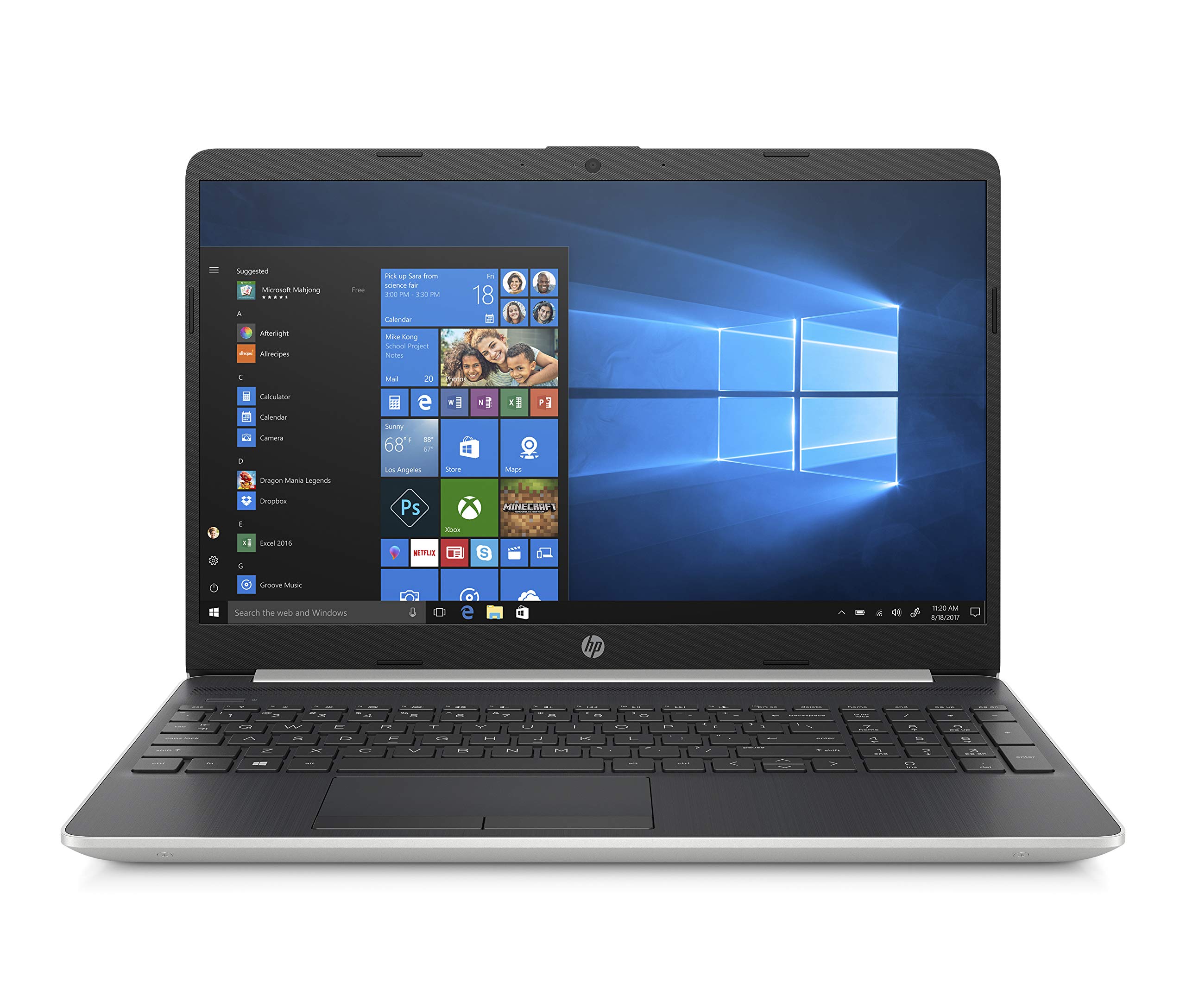 8世代 Hp i5-8265 6GB M.2Nvme128GB+HDD500GB HP Laptop 15.6 inch FHD, 8th Gen Intel Core i5-8265U, 1TB HDD, 4GB